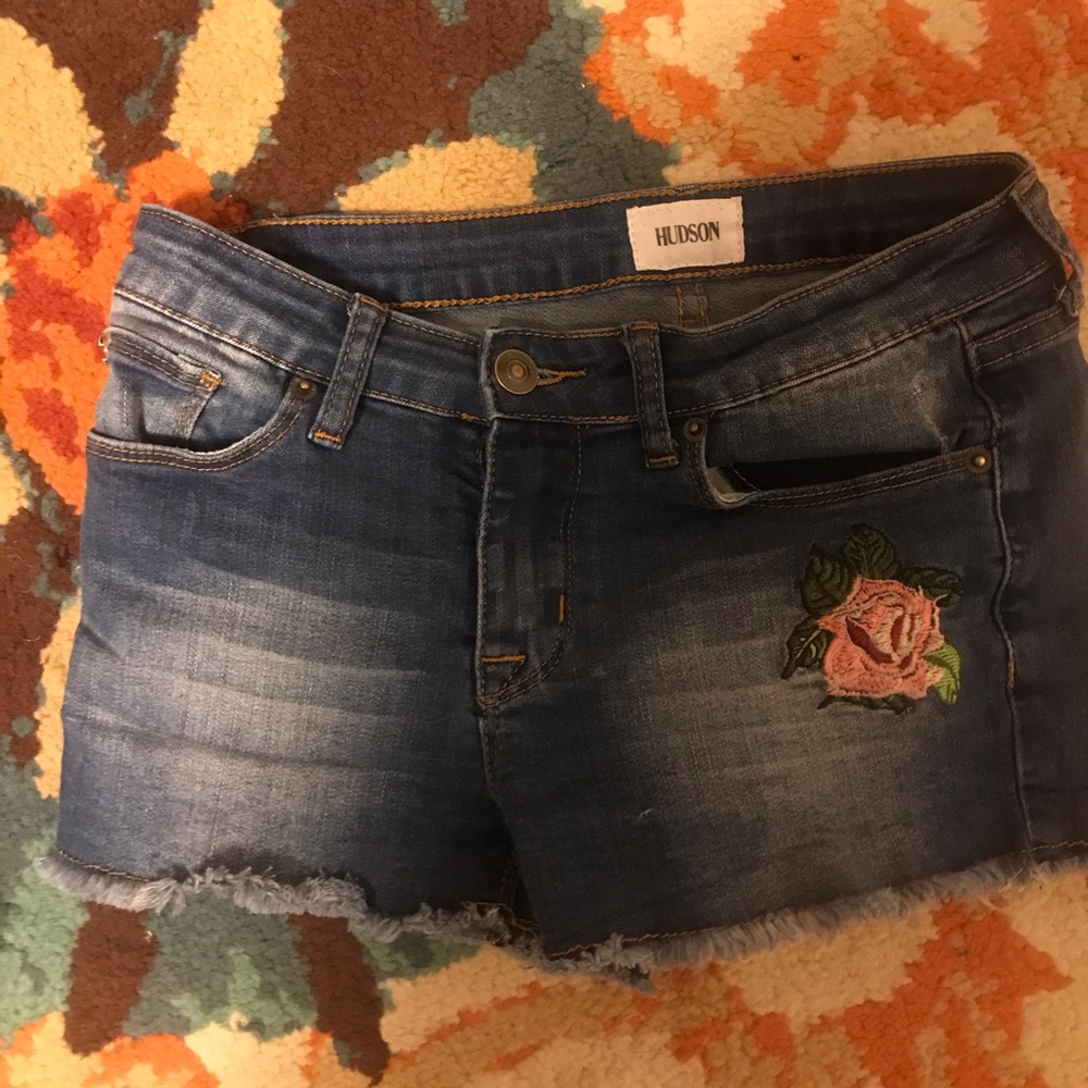 Denim shorts